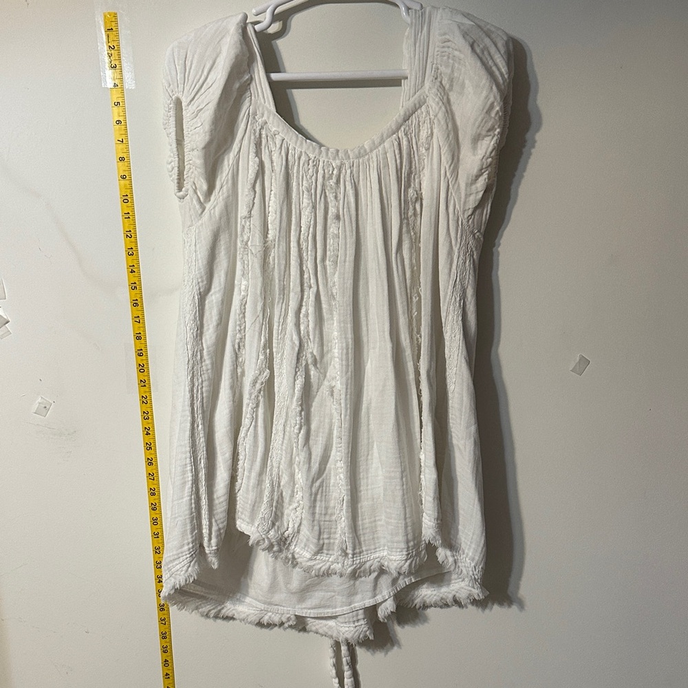 Free People White Blouse